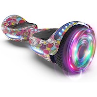 Smart Balance con Dibujos Monopatin Hoverboard Scooter LED Rosado